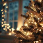 albero di Natale con luci