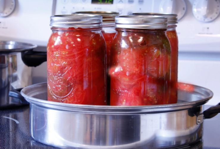 pomodori cotti con il metodo della vaso cottura 