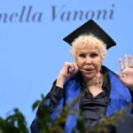 L'amata cantante Ornella Vanoni quando prese la laurea magistrale in musica