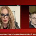 roberta bruzzone durante una puntata di ore 14 sera a destra alberto stasi