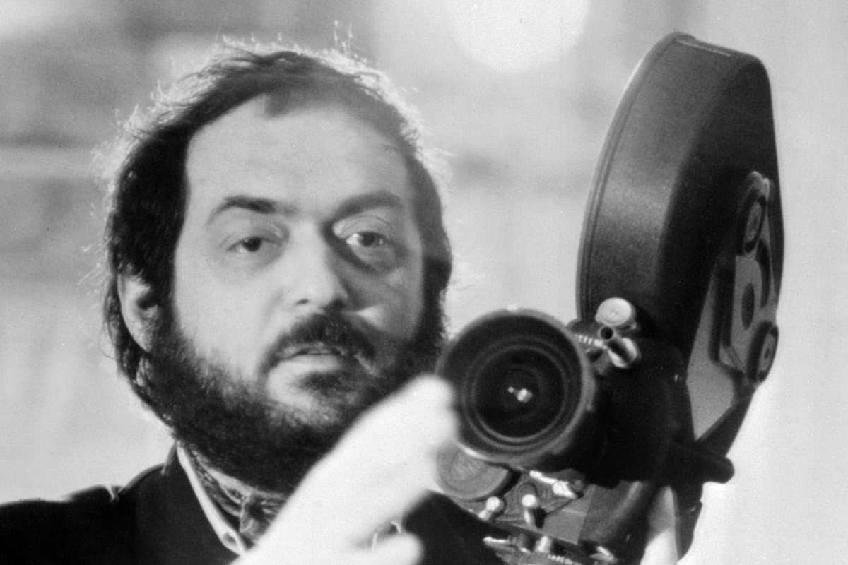 una foto d'epoca di stanley kubrick