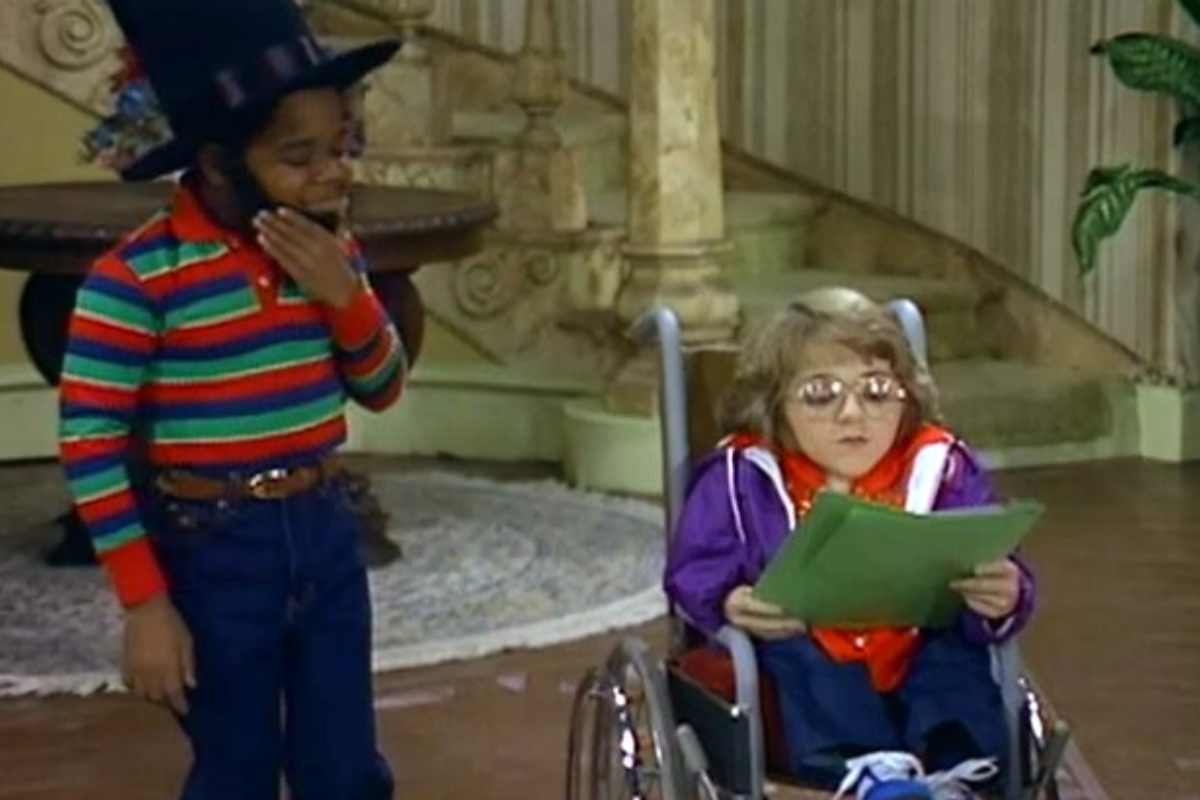 Melanie Watson con Gary Coleman