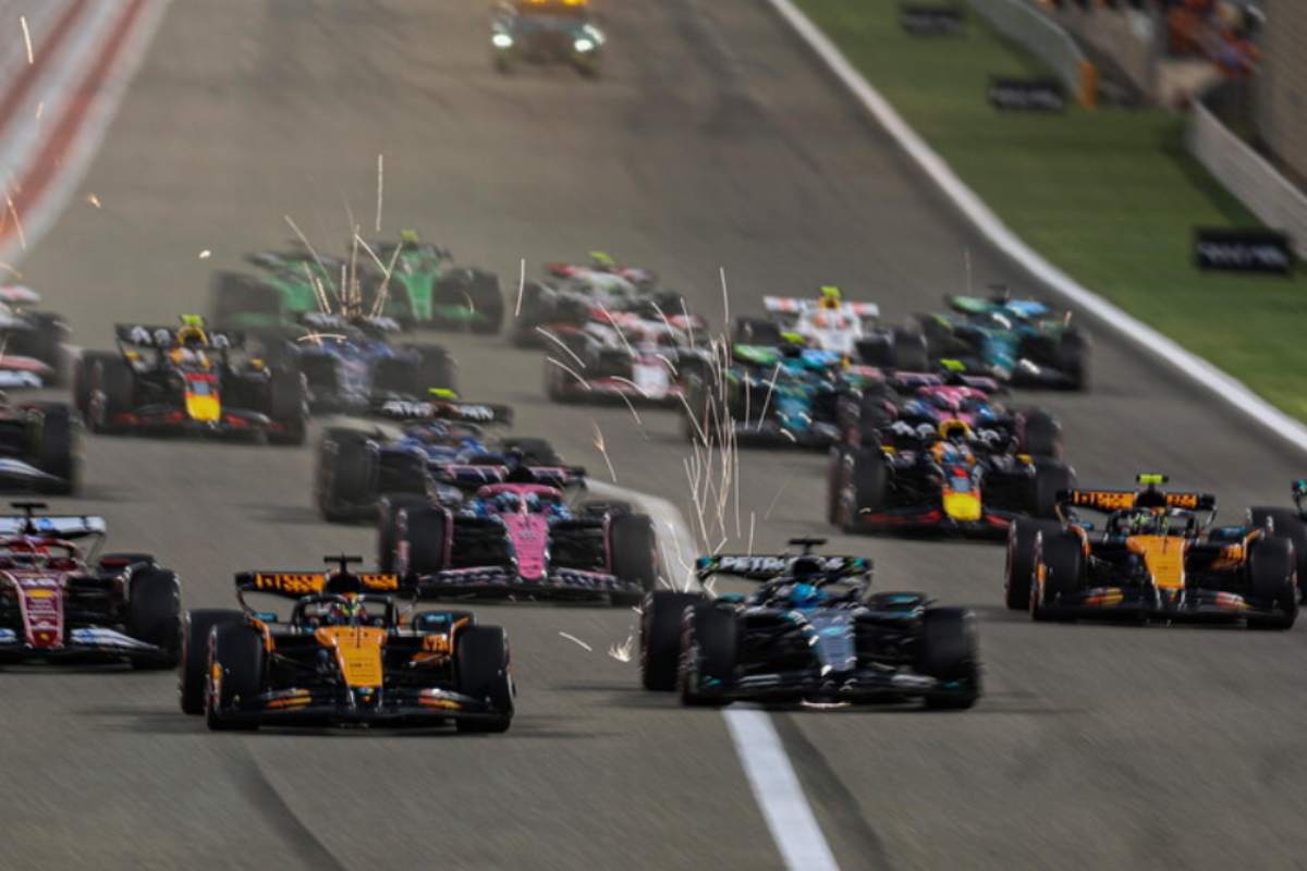 Auto di Formula 1 durante un GP