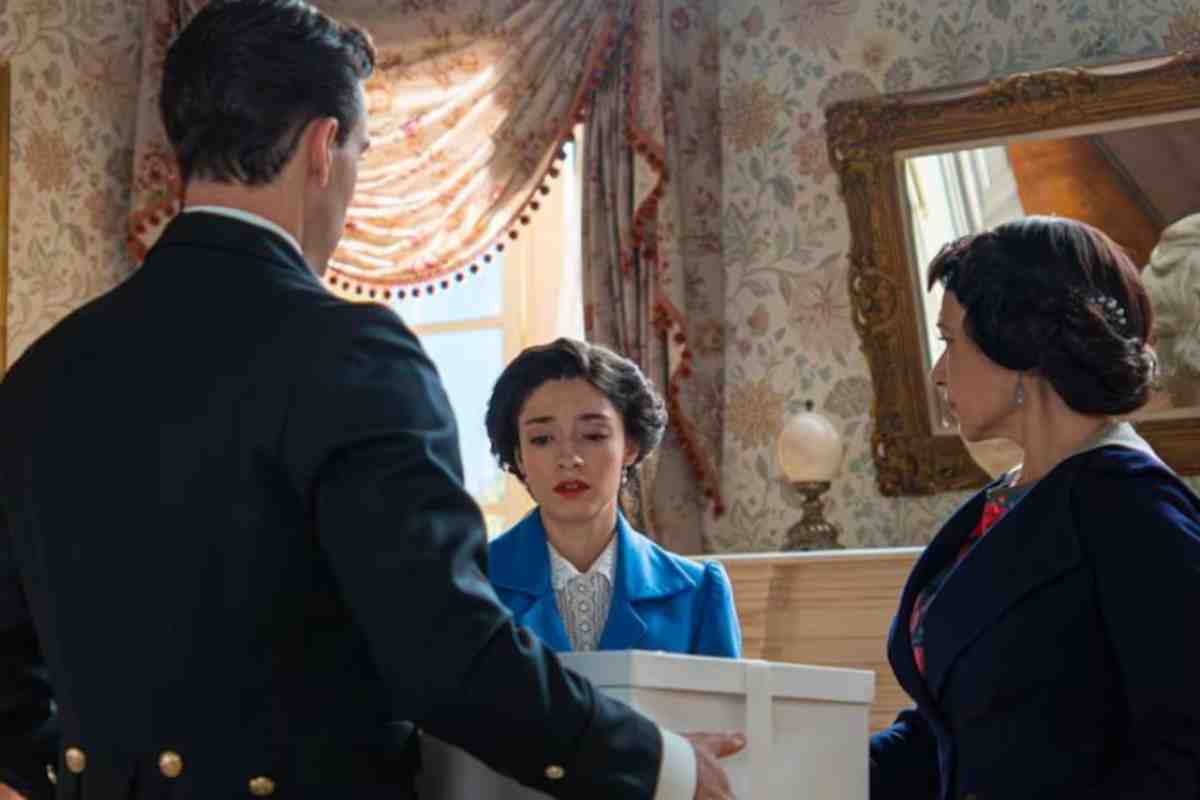 Una scena della soap opera La Promessa