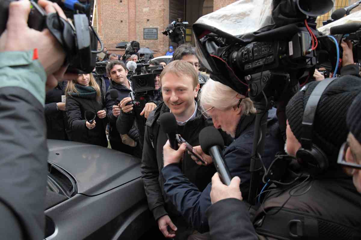 Alberto Stasi arriva in tribunale