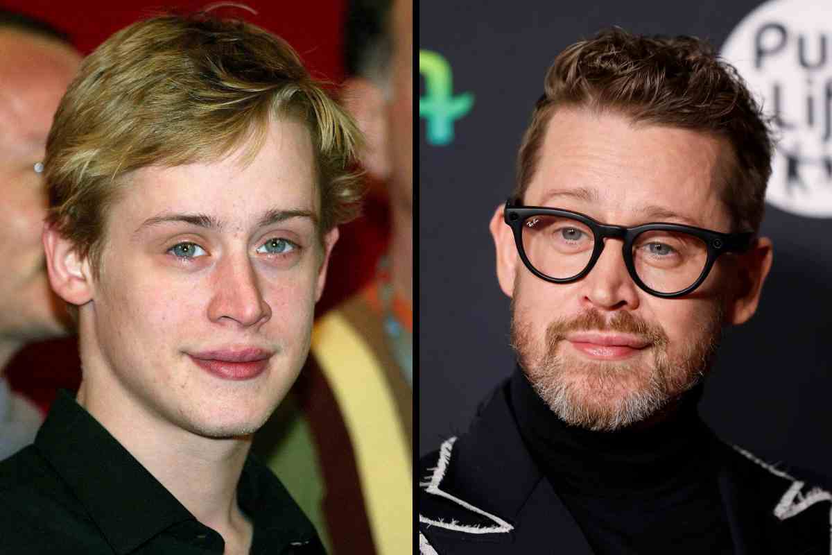 L'attore Macaulay Culkin ieri e oggi