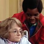 Melanie Watson con Gary Coleman sul set di Il mio amico Arnold