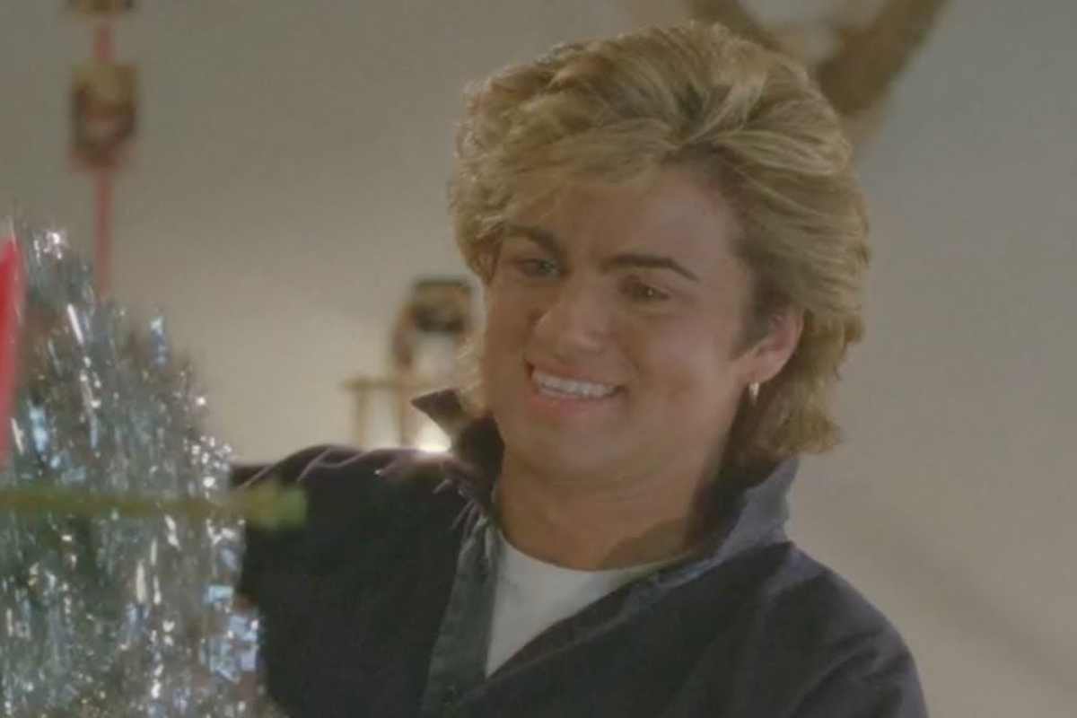 George Michael nel video di Last Christmas