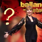milly carlucci, logo ballando con le stelle e coppia magnini oscurata con punto interrogativo