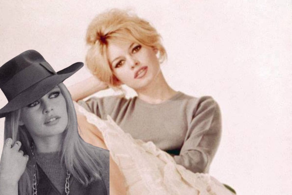 brigitte bardot in posa per scatti quando era giovane