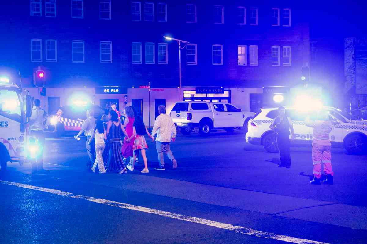 A Sidney un momento dell'attentato