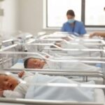 Il reparto maternità di un ospedale