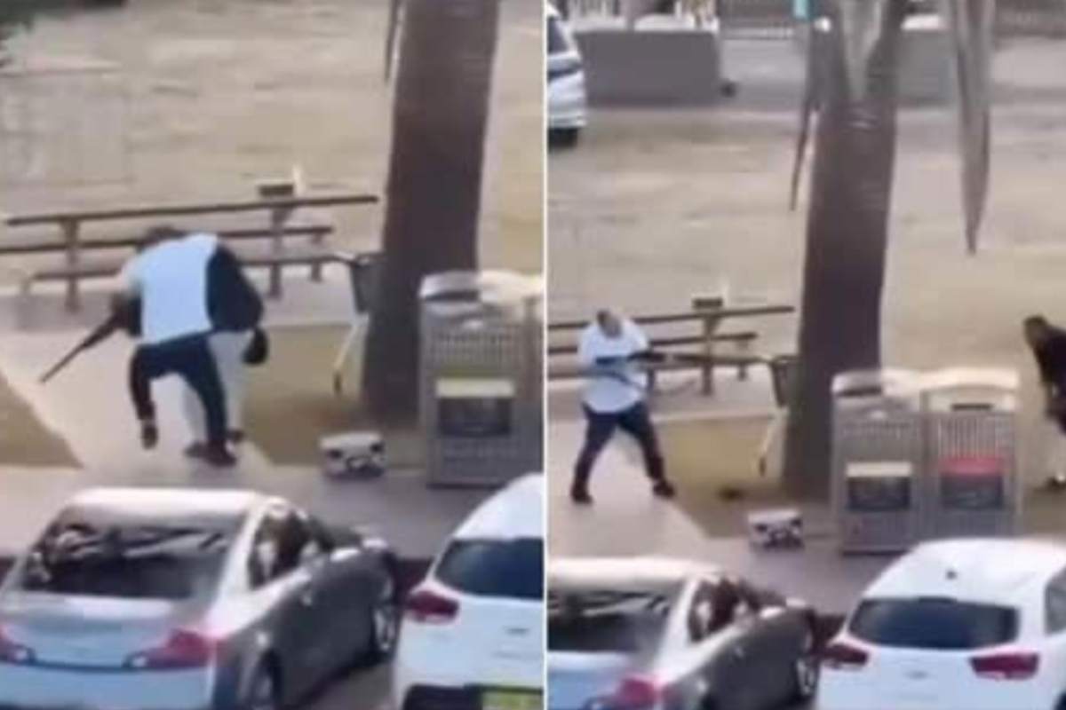 Il momento in cui Amhed al Amhed ferma uno dei terroristi