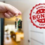 chiavi di casa e simbolo bonus