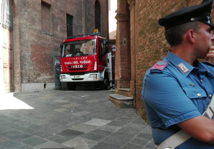 Il luogo dove è stato trovato morto il dirigente di Mps David Rossi