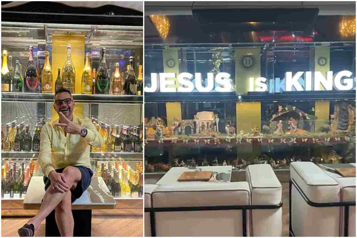 Riccione shock, la vetrina del lusso diventa un presepe: l’imprenditore rilancia: “Jesus is King” Riccione shock, la vetrina del lusso diventa un presepe: l’imprenditore rilancia: “Jesus is King”