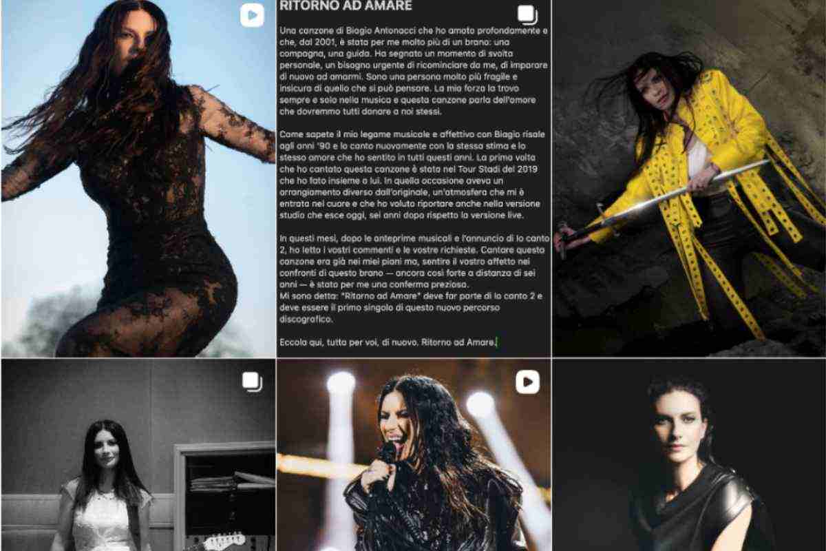 pagina instagram di laura pausini