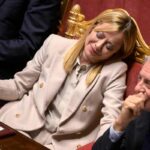 il premier giorgia meloni in parlamento