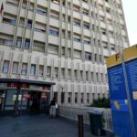 L'esterno dell'ospedale di Catania dove è accaduta una cosa singolare