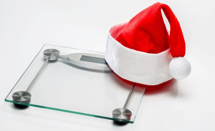 bilancia cappellino di Natale