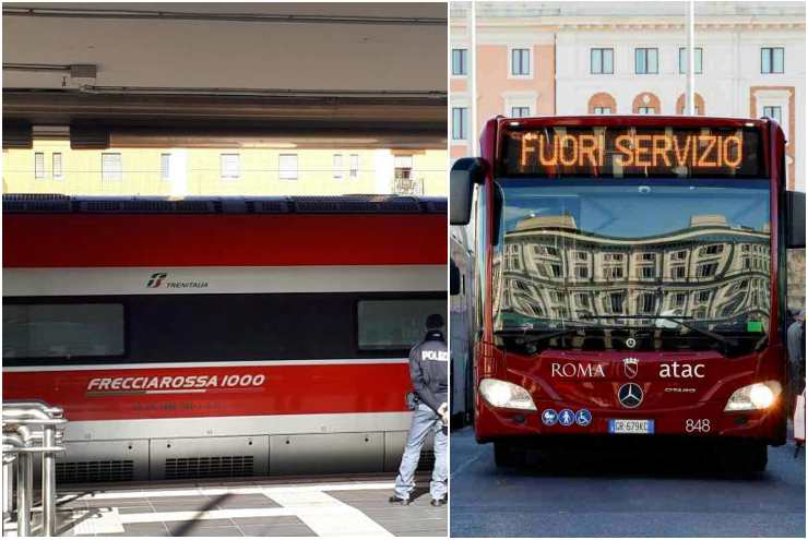 Bus e treni