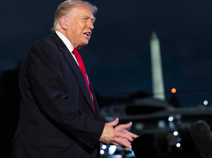 Trump in primo piano