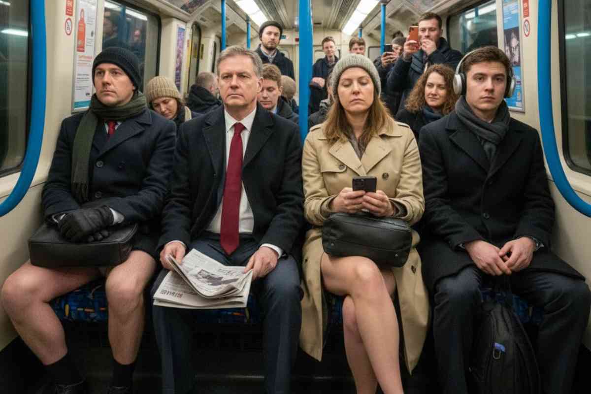 In metro solo con le mutande: la nuova mania prende piede nella capitale