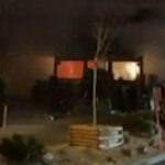 Il momento dell'esplosione