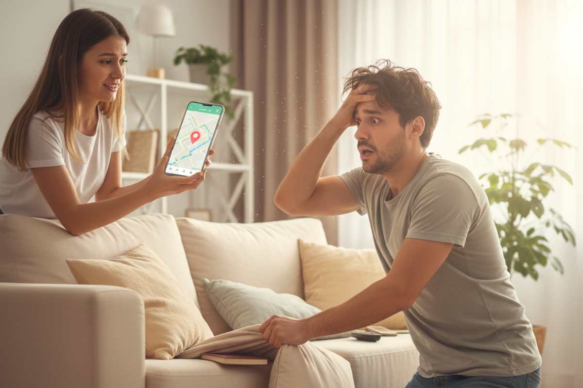 Un uomo smarrisce il telefono