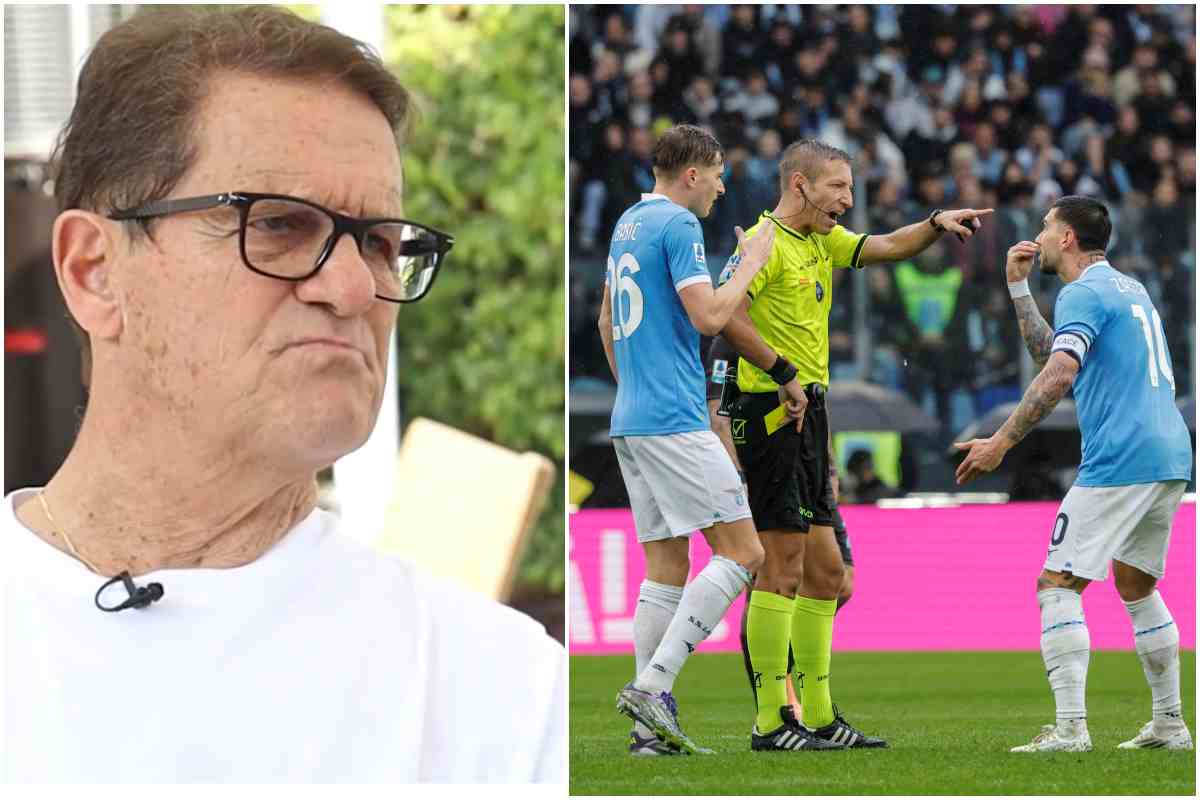 Fabio Capello sugli arbitri